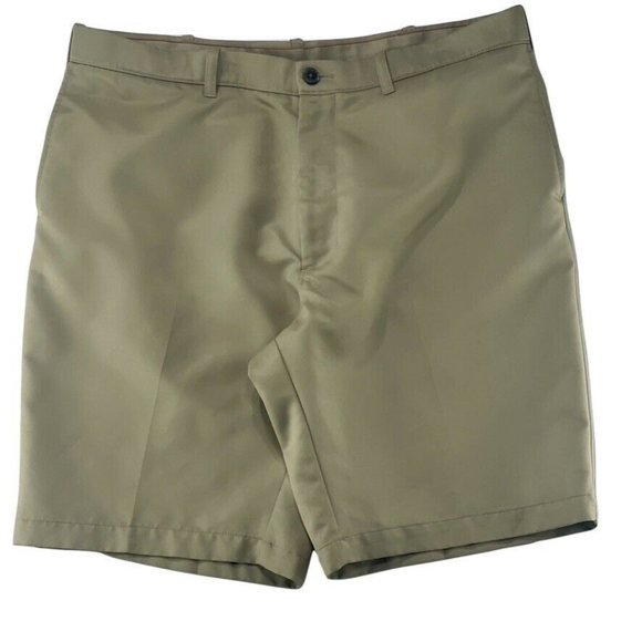 Haggar Other - HAGGAR H26 Shorts Men's Size 38 Khaki Cotton Polyester